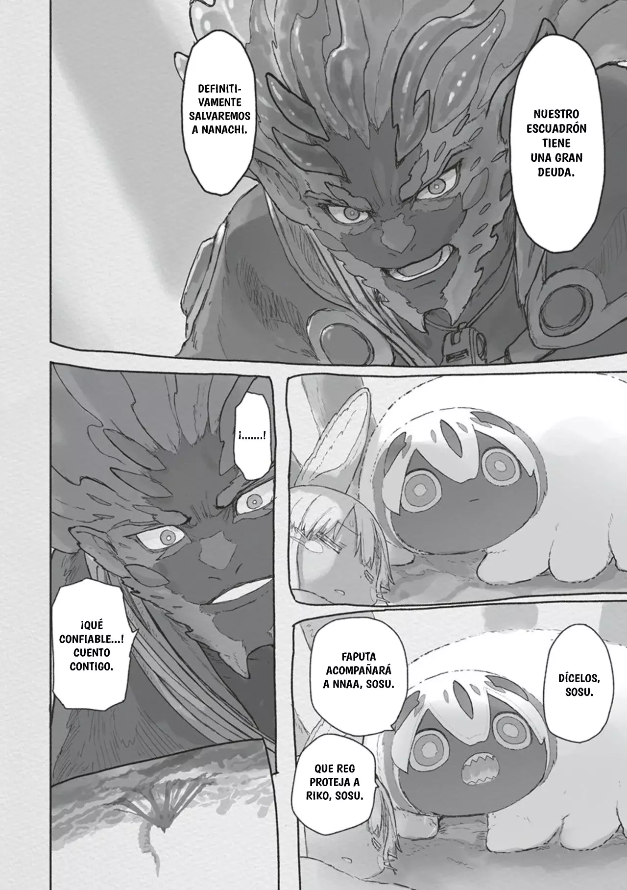 Made in Abyss Capitulo 70: Incluso Como a un Hermano página 4