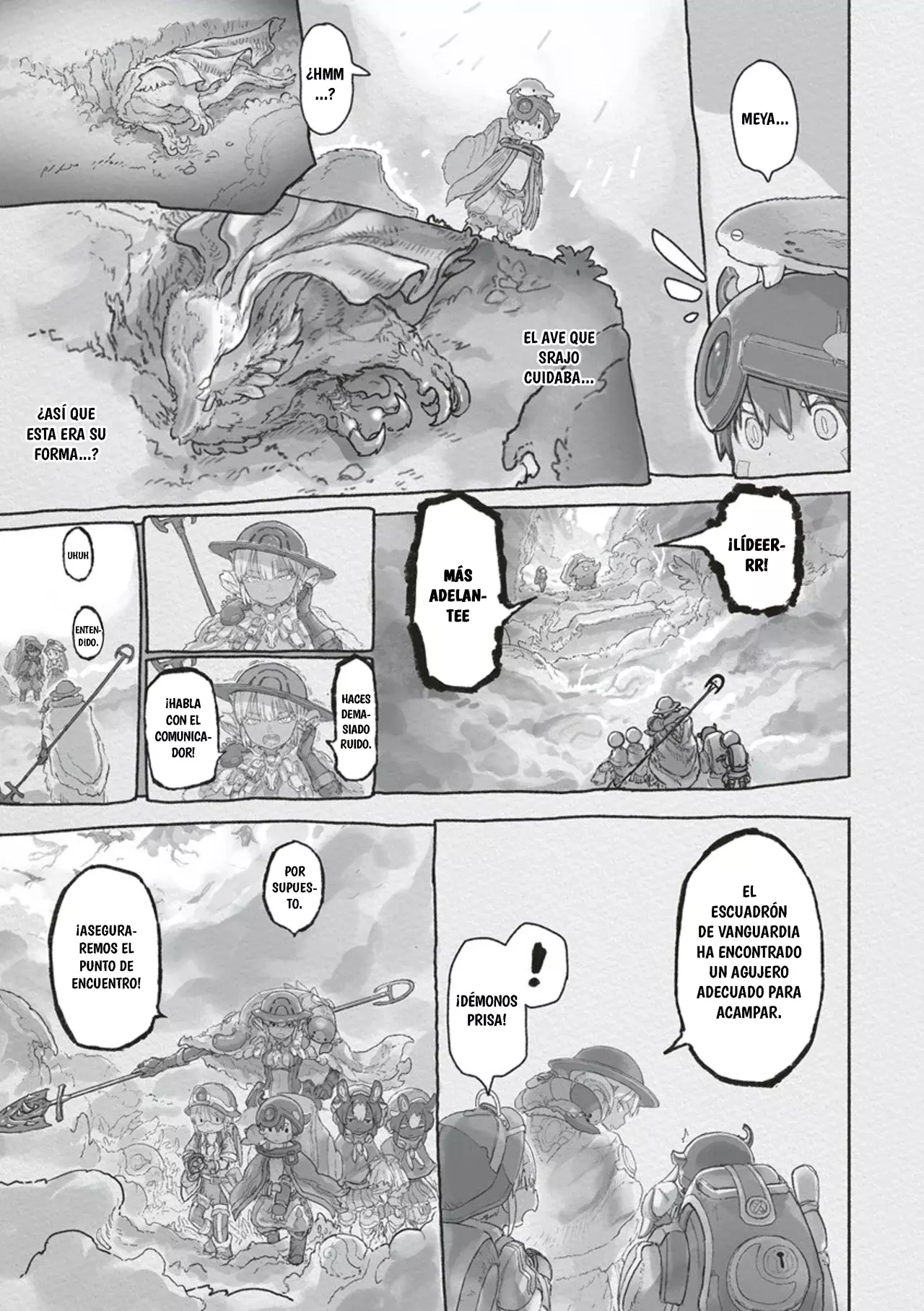 Made in Abyss Capitulo 70: Incluso Como a un Hermano página 9