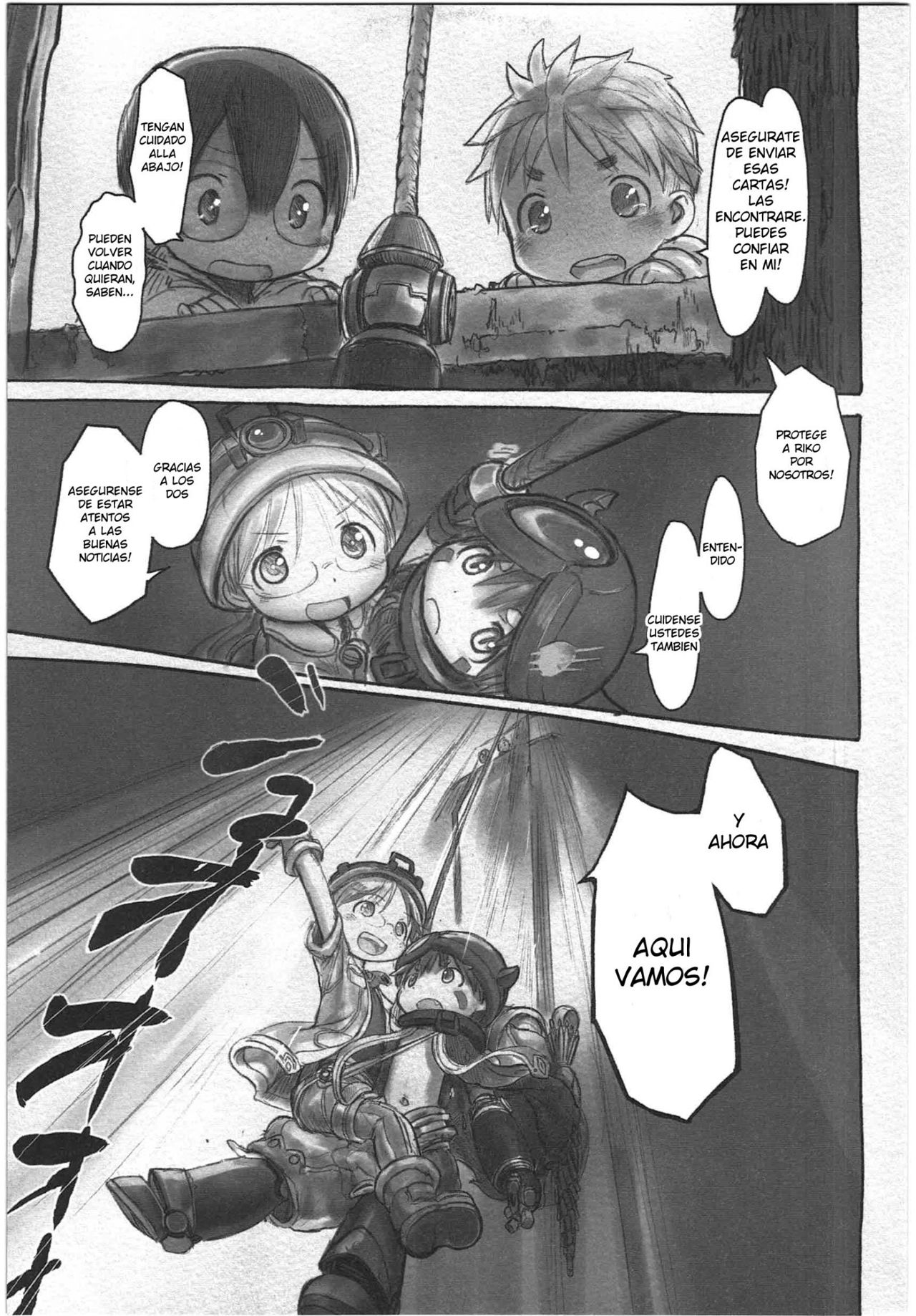 Made in Abyss Capitulo 8: ¡Aquí vamos! página 21