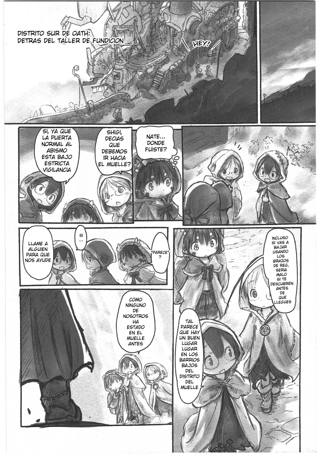 Made in Abyss Capitulo 8: ¡Aquí vamos! página 8