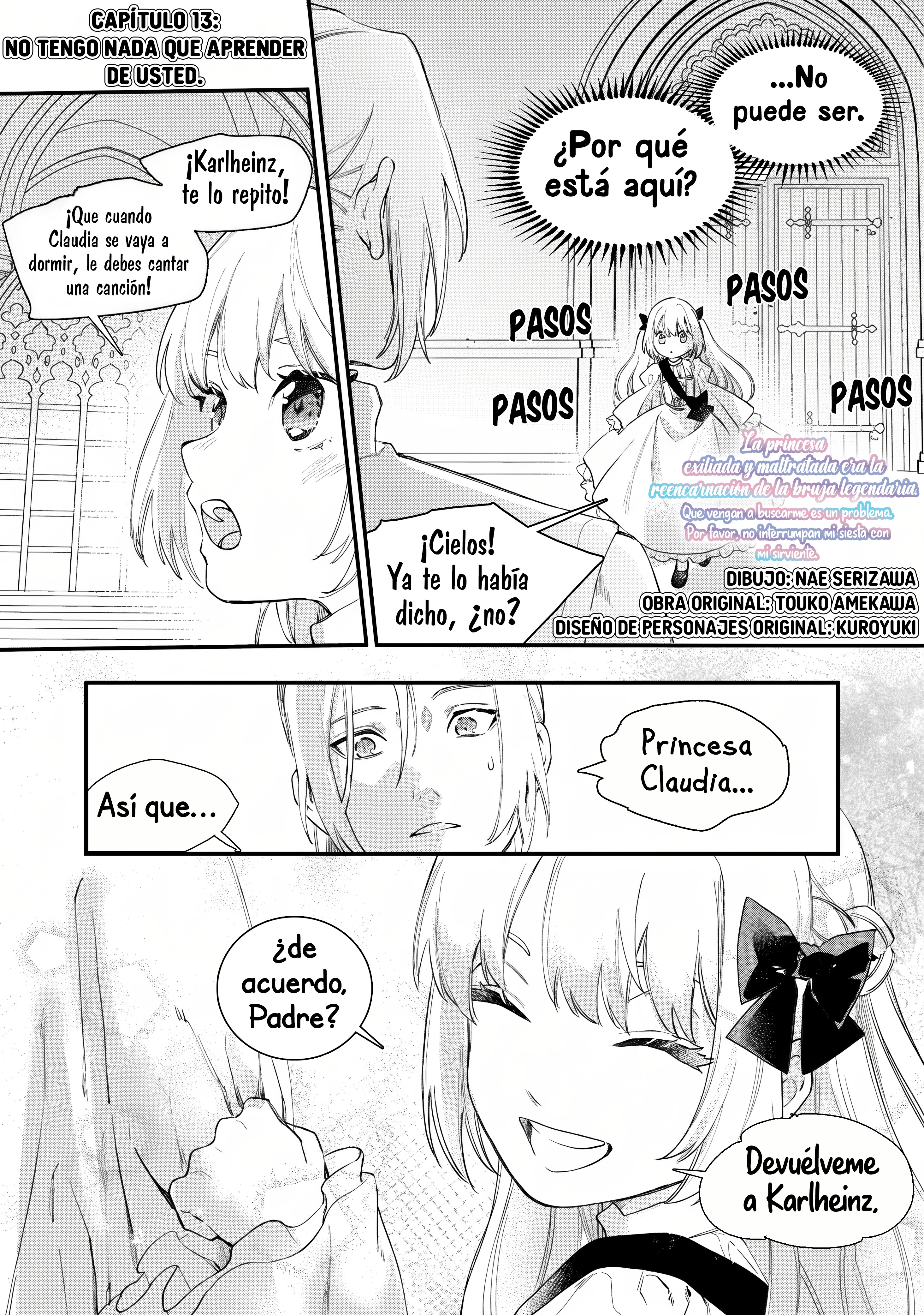 Shiitagerareta Tsuihou Oujo wa, Tensei Shita Densetsu no Majo deshita Capitulo 13 página 5
