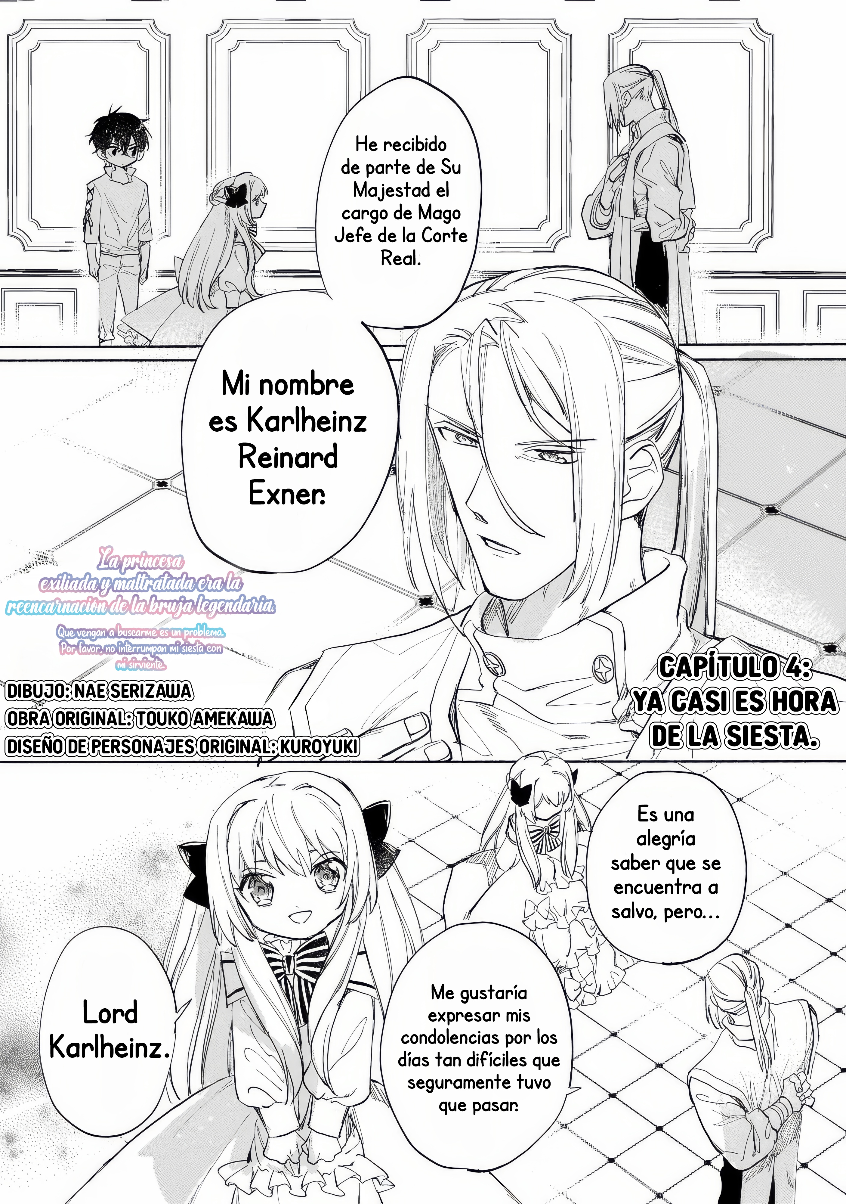 Shiitagerareta Tsuihou Oujo wa, Tensei Shita Densetsu no Majo deshita Capitulo 4 página 4