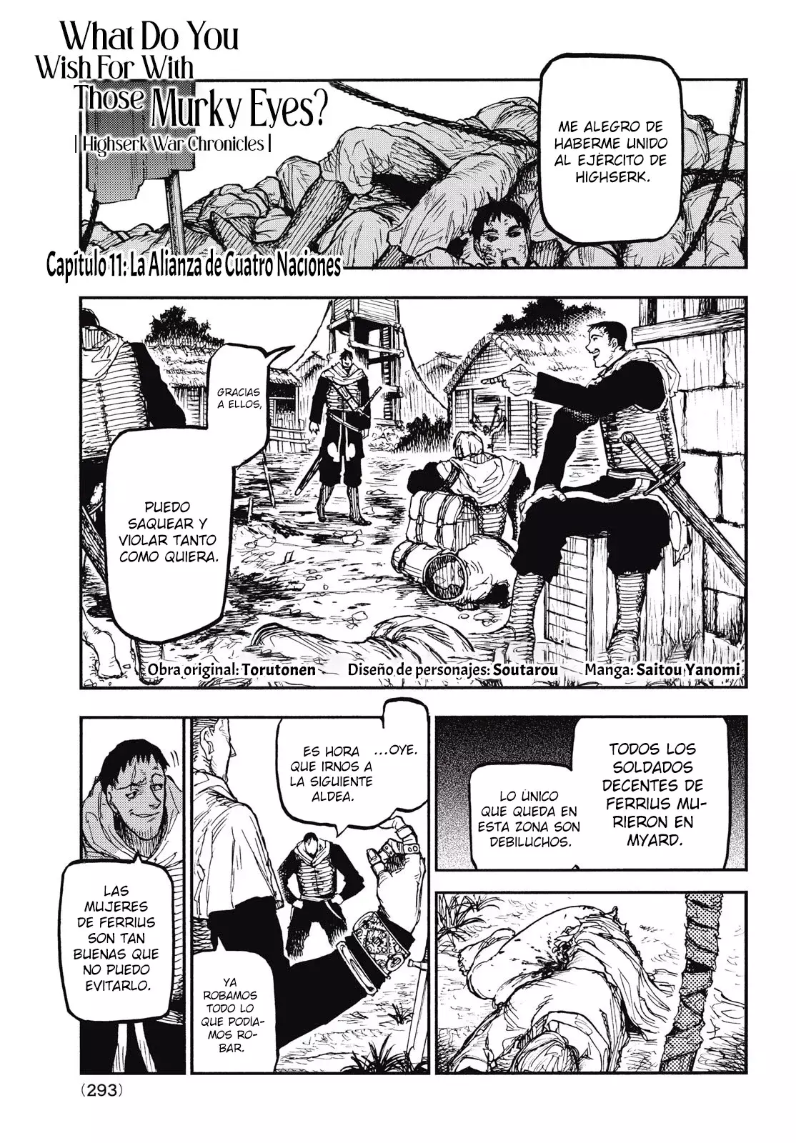 What Do You Wish for With Muddy Eyes Capitulo 11: La Alianza de Cuatro Naciones página 3