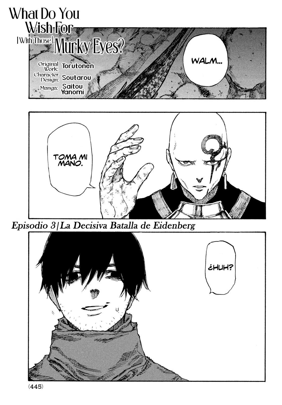 What Do You Wish for With Muddy Eyes Capitulo 3: La decisiva batalla de Eidenberg página 3