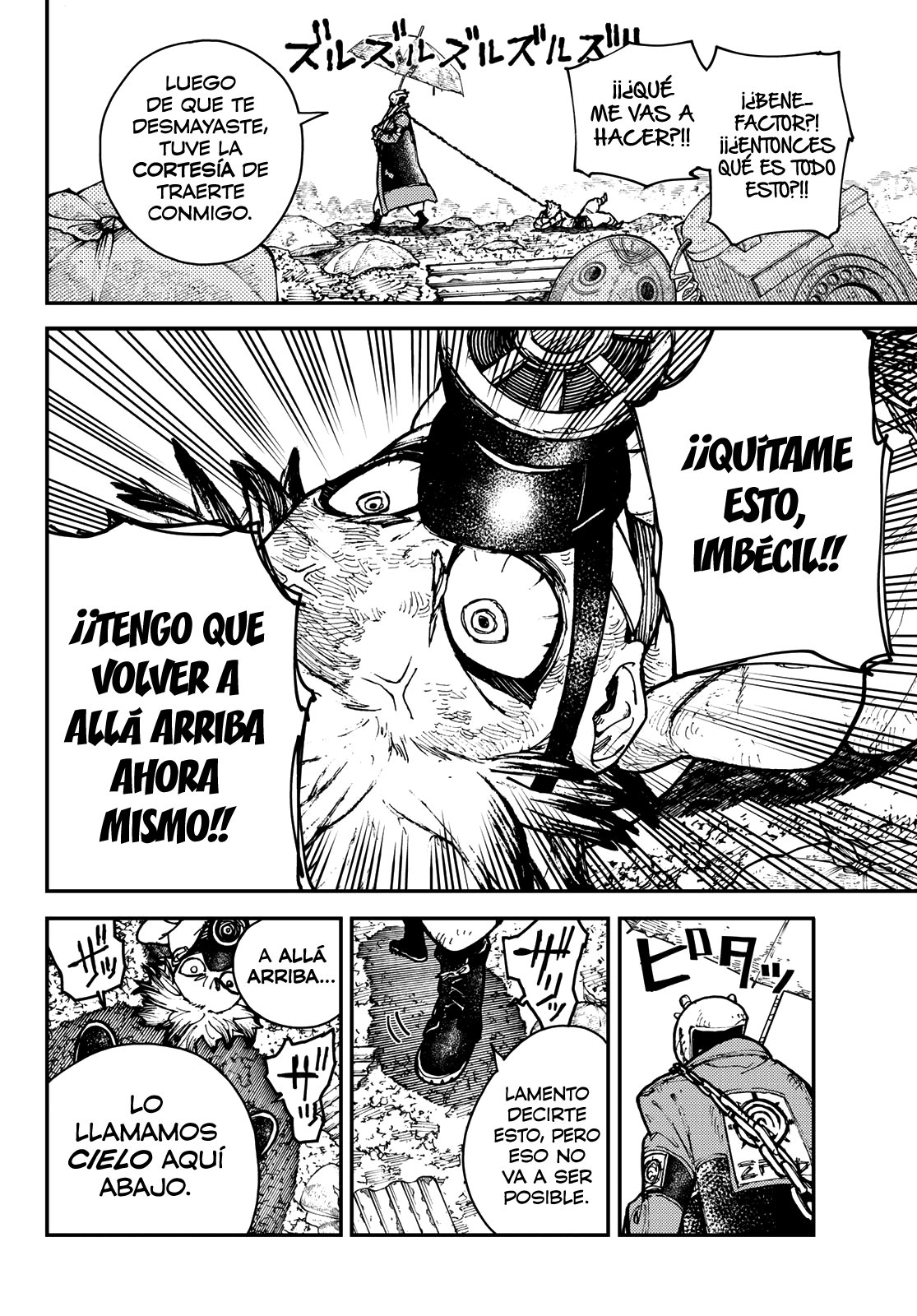 Gachiakuta Capitulo 3: Alojamiento página 8