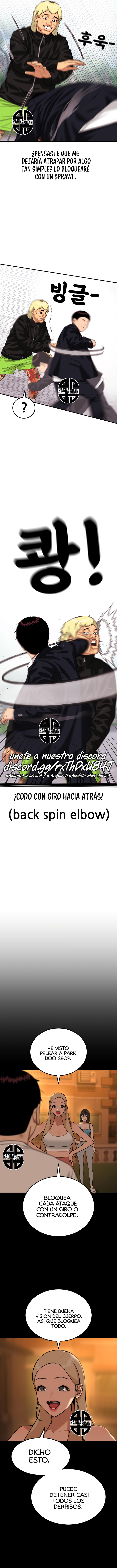 Tutorial de primer grado de como luchar. Capitulo 57 página 6