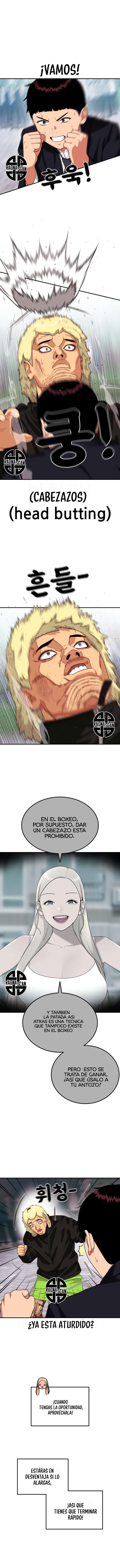 Tutorial de primer grado de como luchar. Capitulo 57 página 9