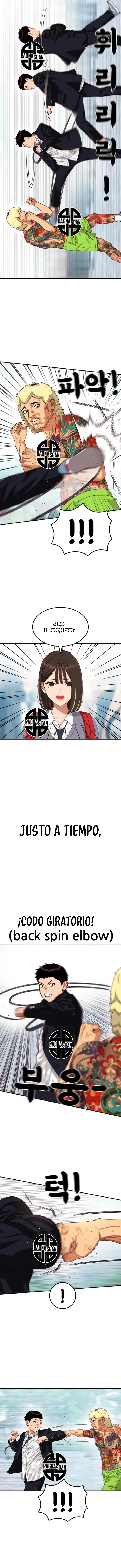 Tutorial de primer grado de como luchar. Capitulo 58 página 7