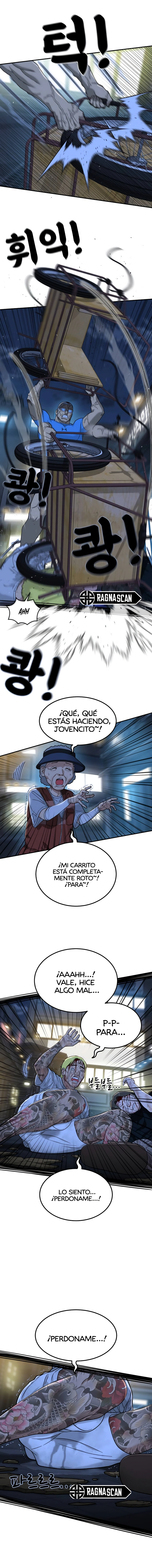 Tutorial de primer grado de como luchar. Capitulo 66 página 11