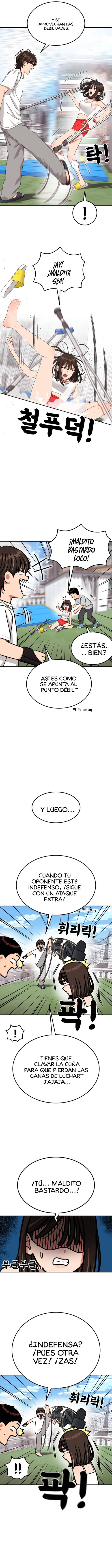 Tutorial de primer grado de como luchar. Capitulo 74 página 4