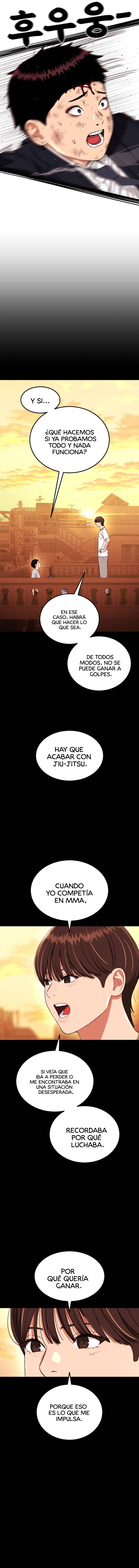 Tutorial de primer grado de como luchar. Capitulo 77 página 18