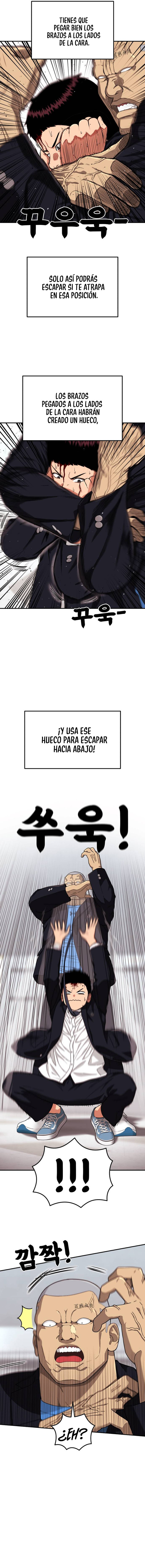 Tutorial de primer grado de como luchar. Capitulo 77 página 5