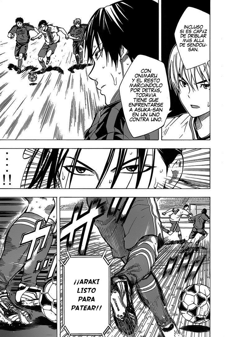 Area no Kishi Capitulo 102: ¿Qué lado va a marcar? página 13
