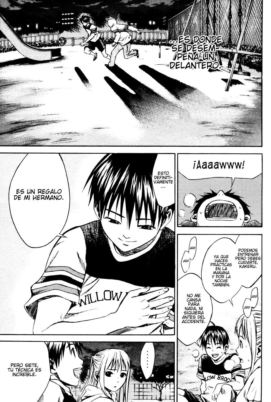 Area no Kishi Capitulo 11: Despertar como delantero página 15