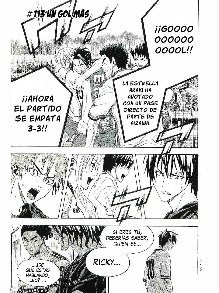 Area no Kishi Capitulo 113: Un gol más página 2