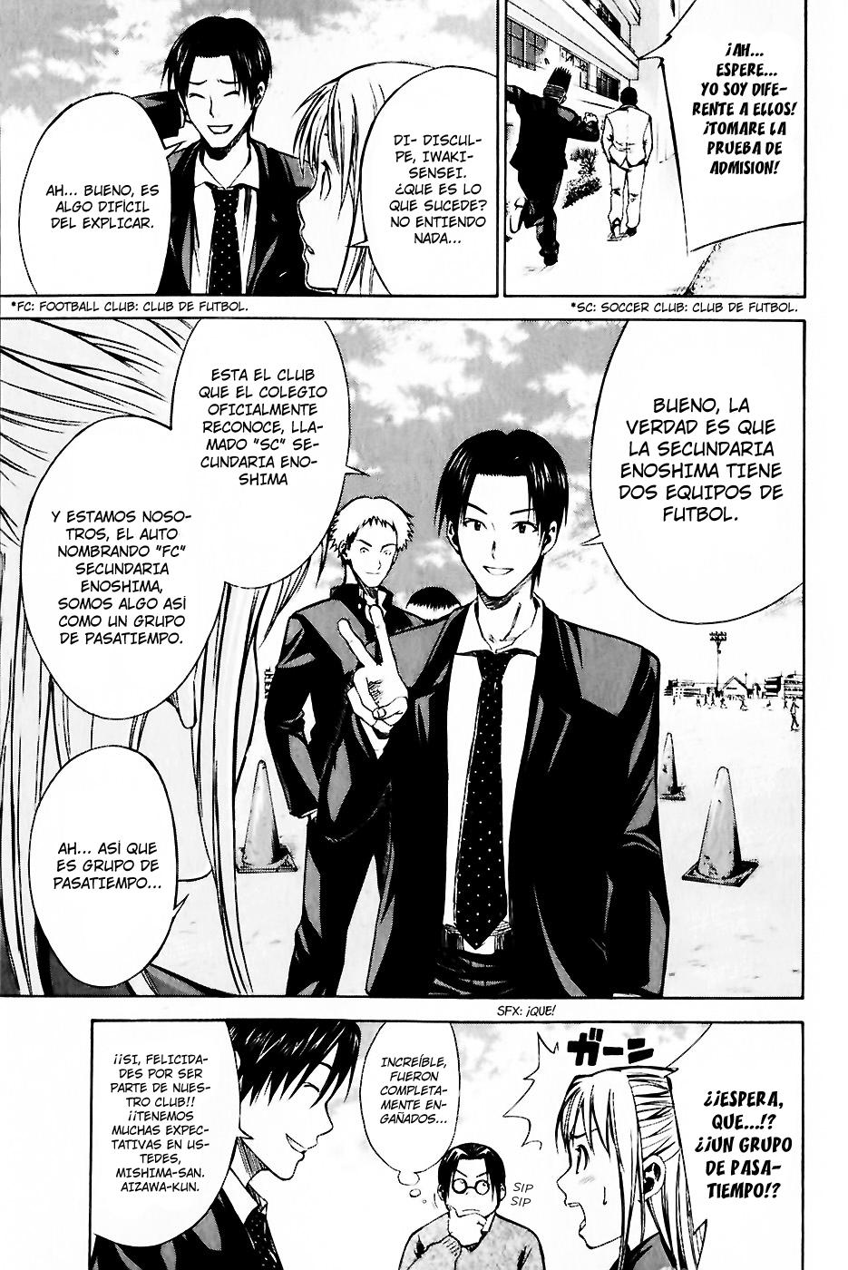 Area no Kishi Capitulo 20: FC Secundaria Enoshima página 23