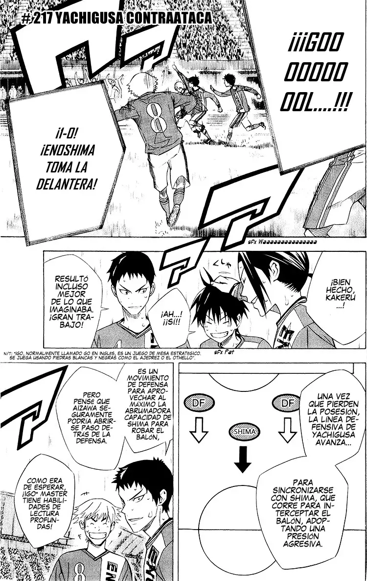 Area no Kishi Capitulo 217: Yachigusa contraataca página 2