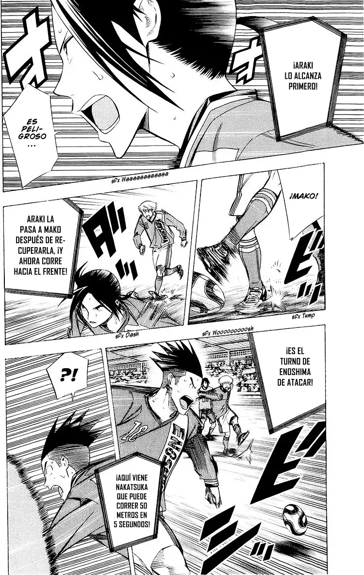 Area no Kishi Capitulo 222: ¡Moviéndose hacia el gol! página 15