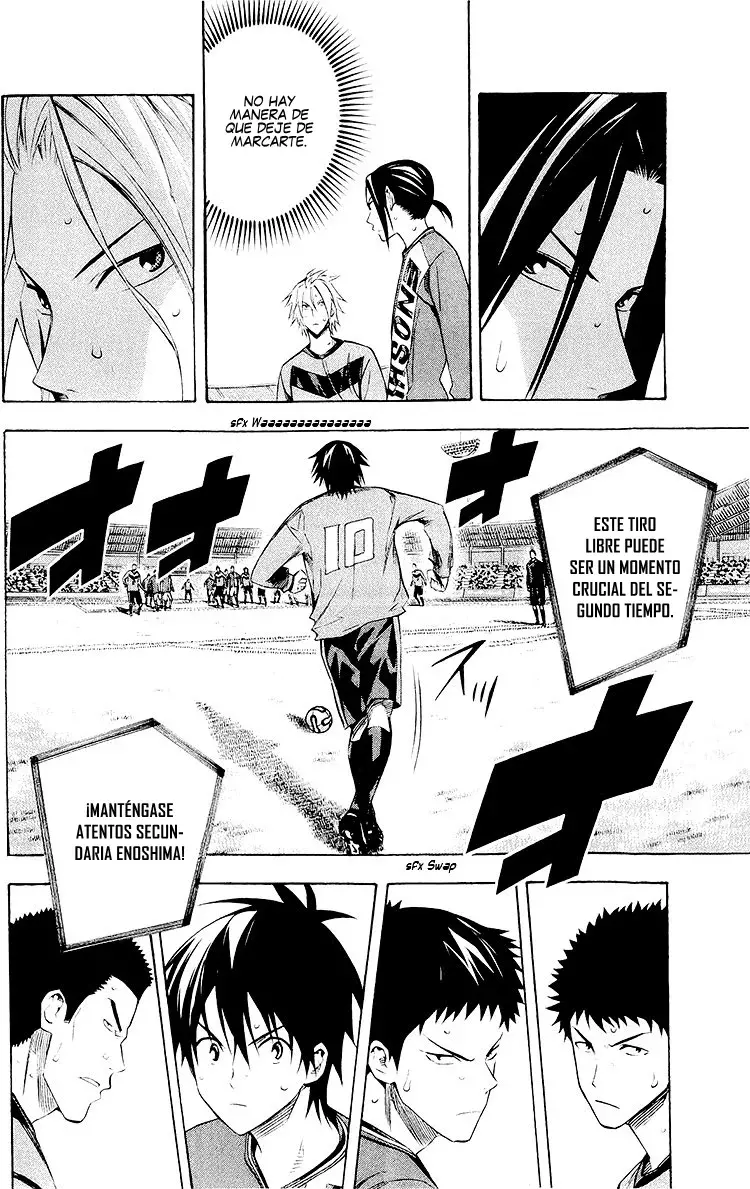 Area no Kishi Capitulo 222: ¡Moviéndose hacia el gol! página 19