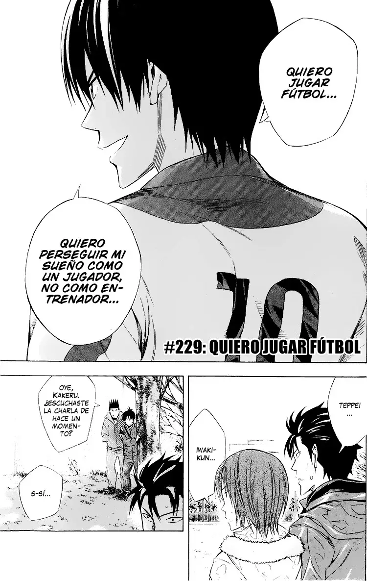 Area no Kishi Capitulo 229: Quiero jugar fútbol página 2