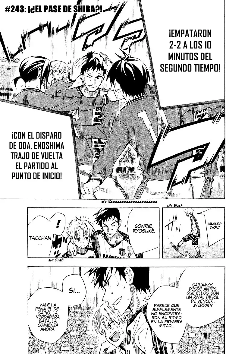 Area no Kishi Capitulo 243: ¡¿El pase de Shiba?! página 2
