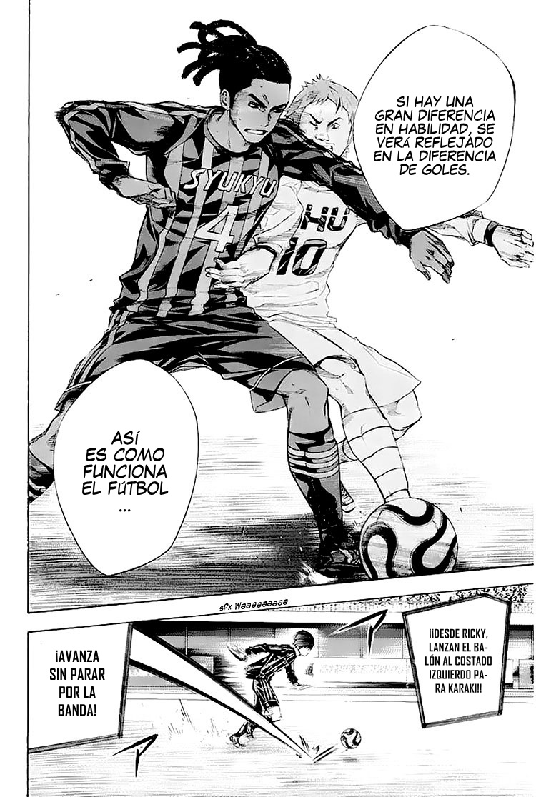 Area no Kishi Capitulo 252: La seriedad de patear página 12