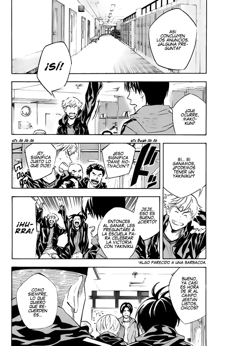 Area no Kishi Capitulo 259: ¡Todo sobre disfrutar el fútbol! página 7