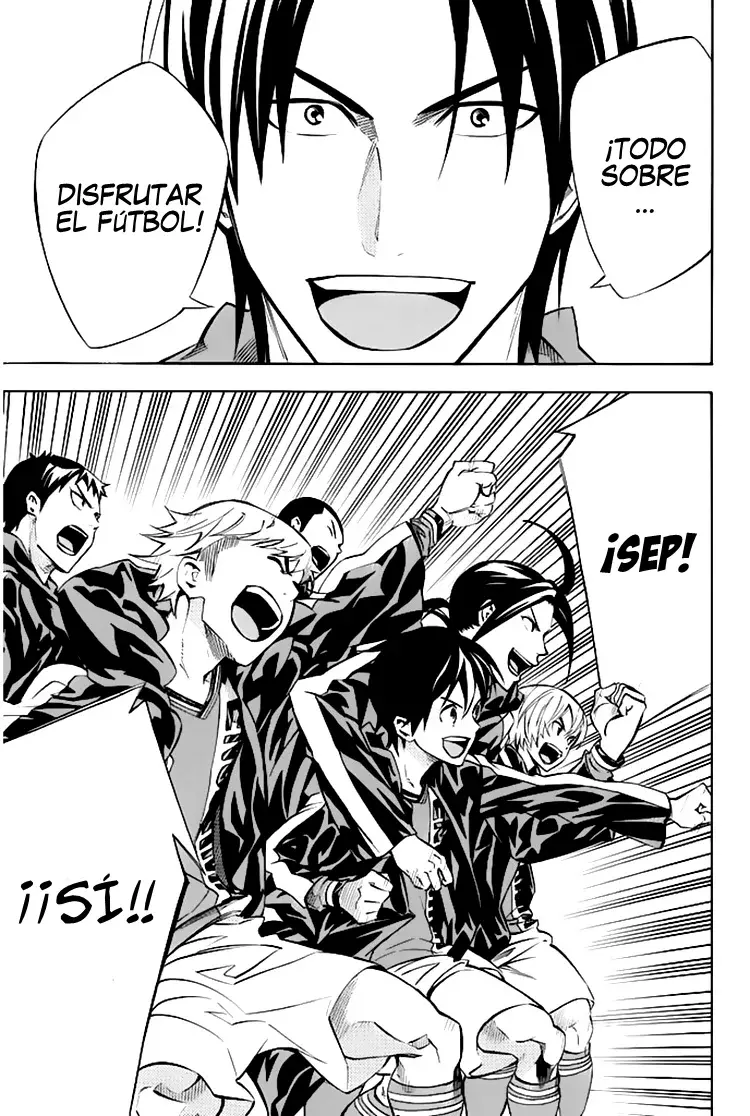 Area no Kishi Capitulo 259: ¡Todo sobre disfrutar el fútbol! página 8