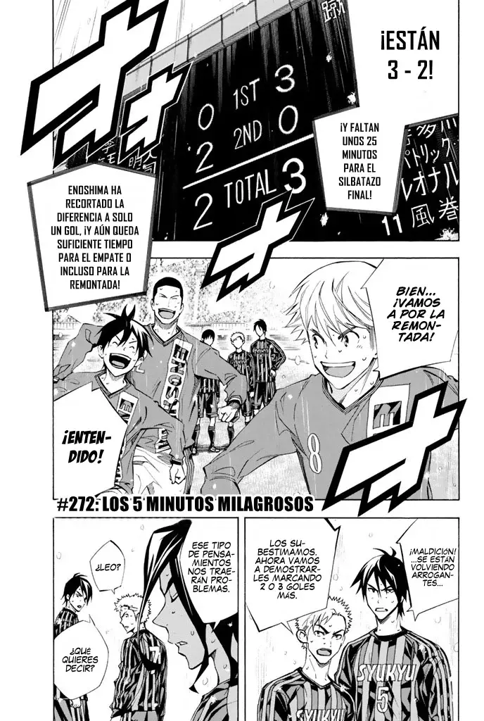 Area no Kishi Capitulo 272: Los 5 minutos milagrosos página 2