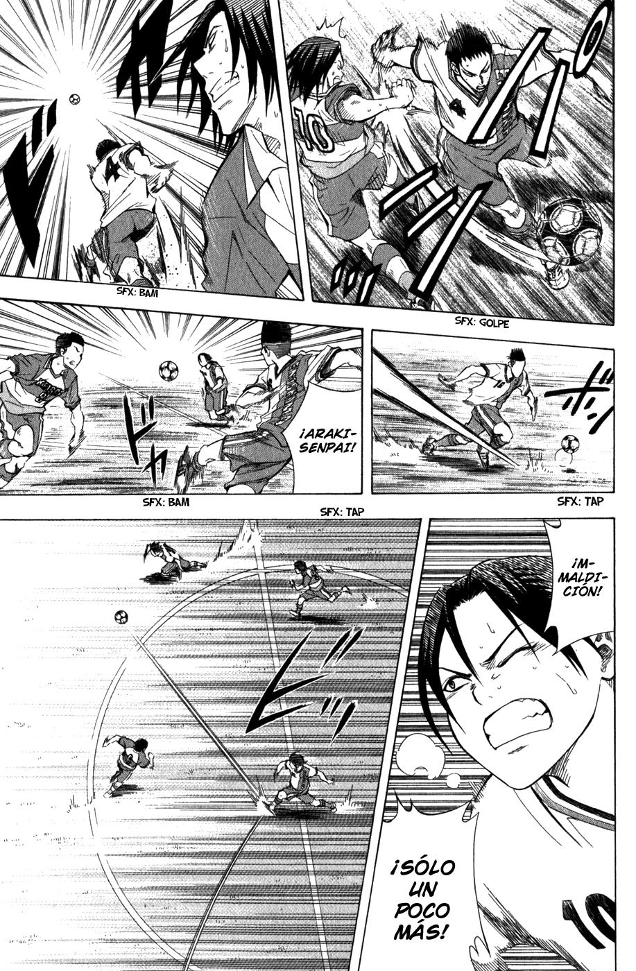Area no Kishi Capitulo 48: La Ofensiva del Tiempo de Descuento página 9