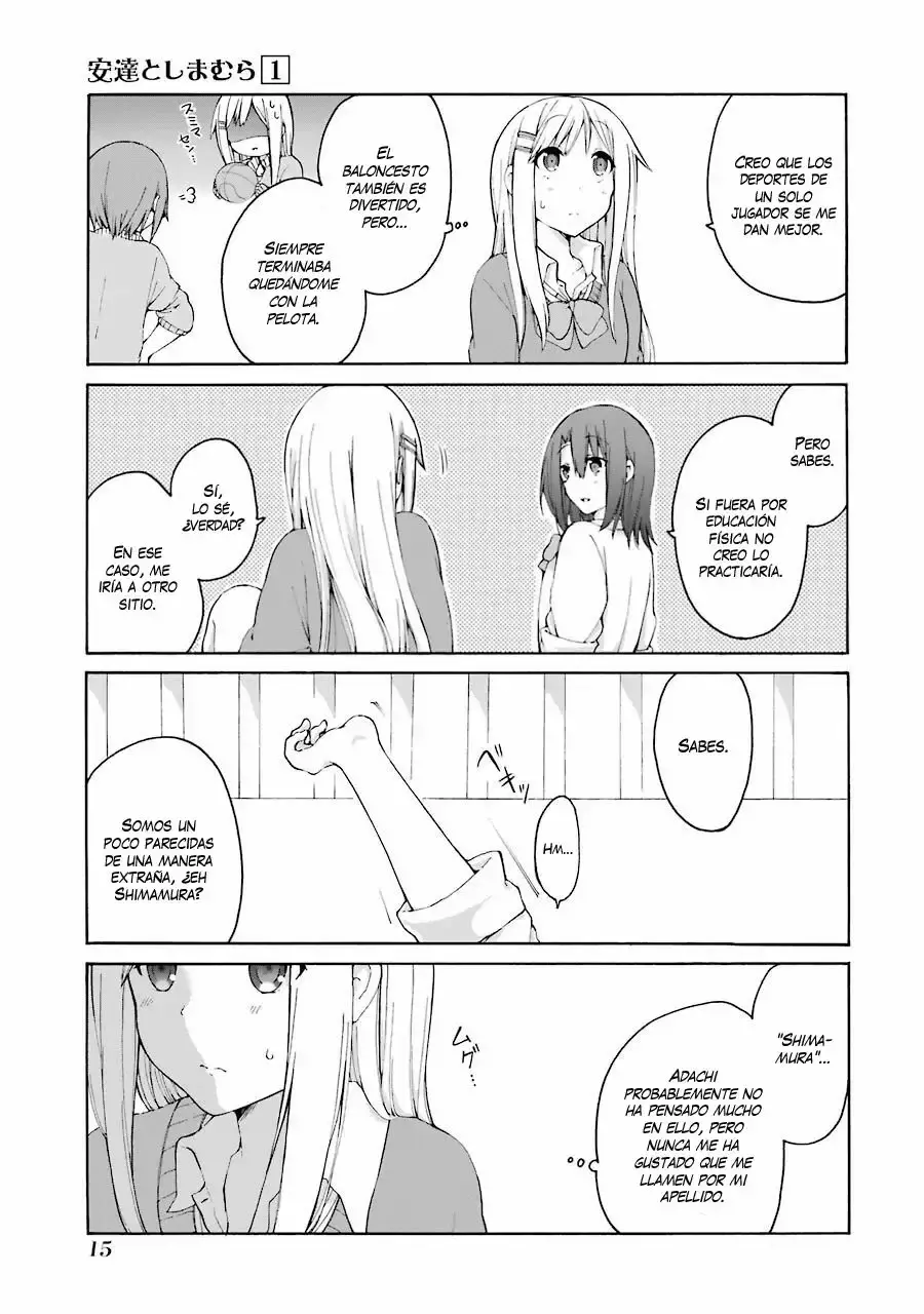 Adachi to Shimamura Capitulo 1 página 17