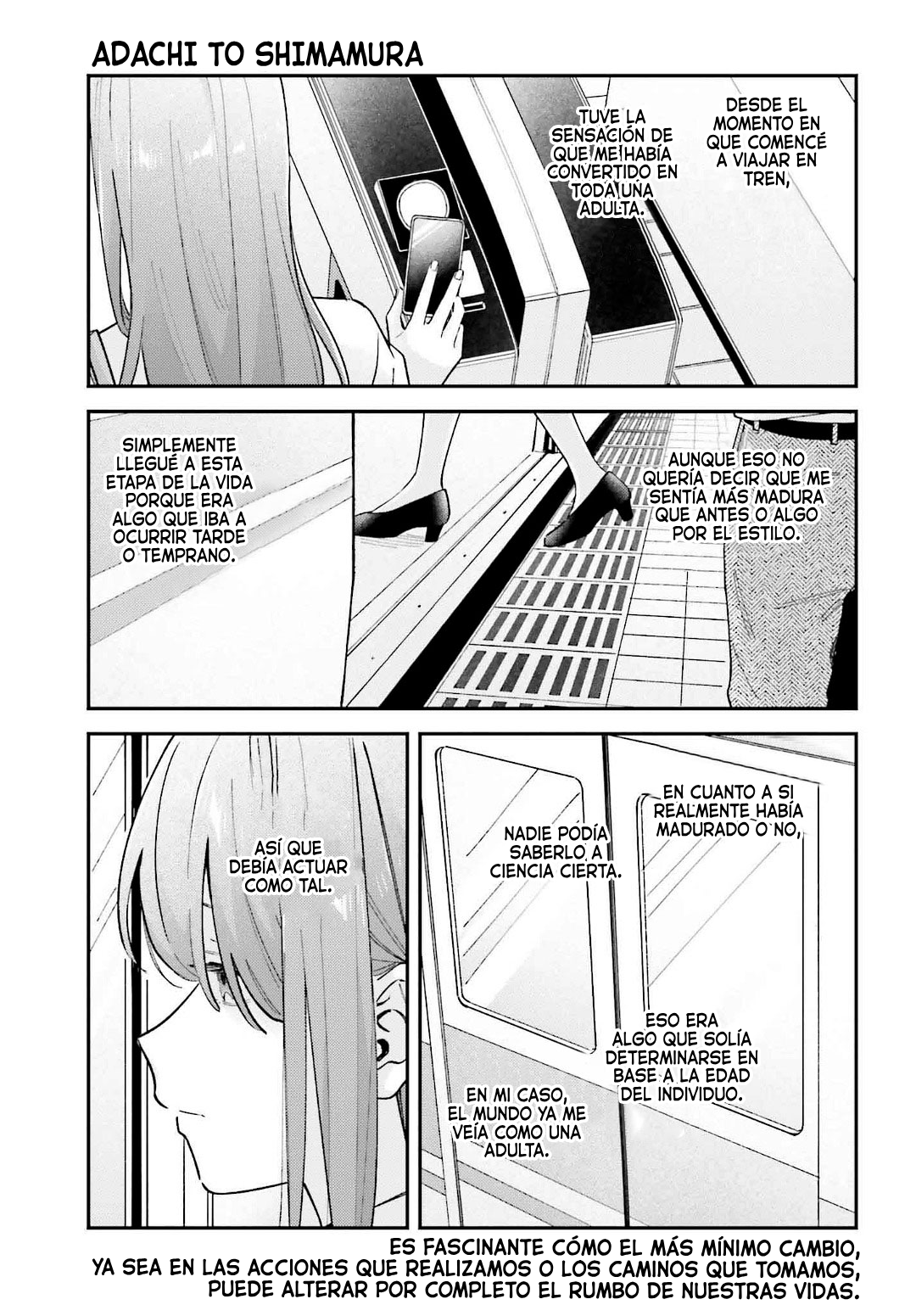 Adachi to Shimamura Capitulo 46.1 página 2