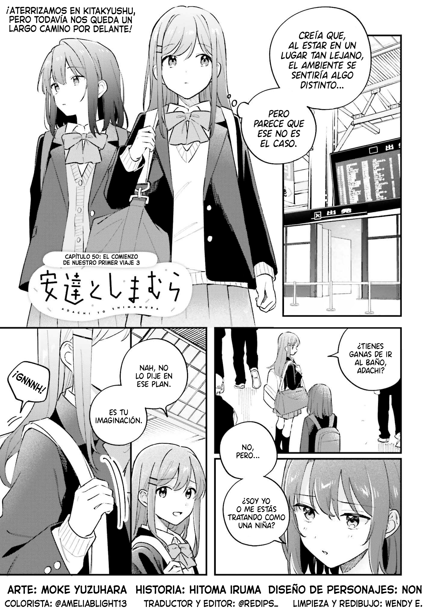 Adachi to Shimamura Capitulo 50.1 página 2