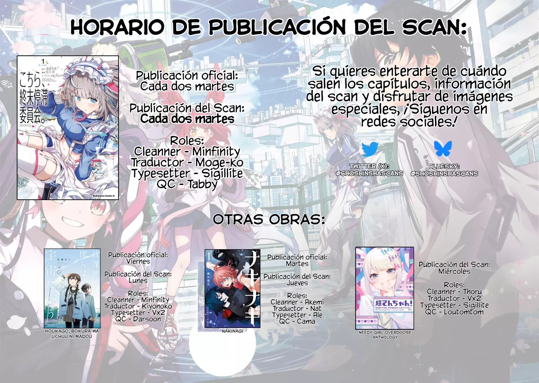 KOCHIRA, SHUUMATSU TEITAI IINKAI Capitulo 2.2 página 38