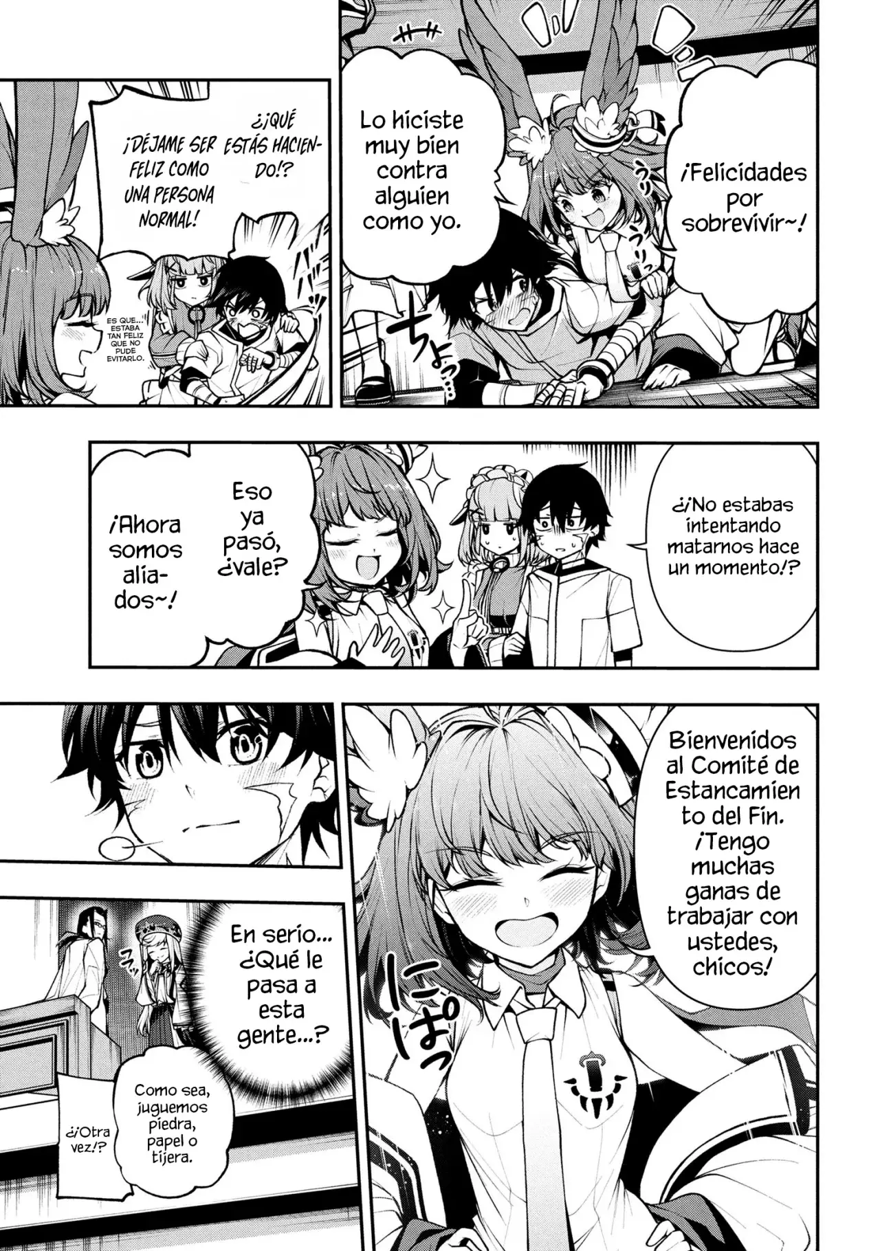 KOCHIRA, SHUUMATSU TEITAI IINKAI Capitulo 3.3 página 8