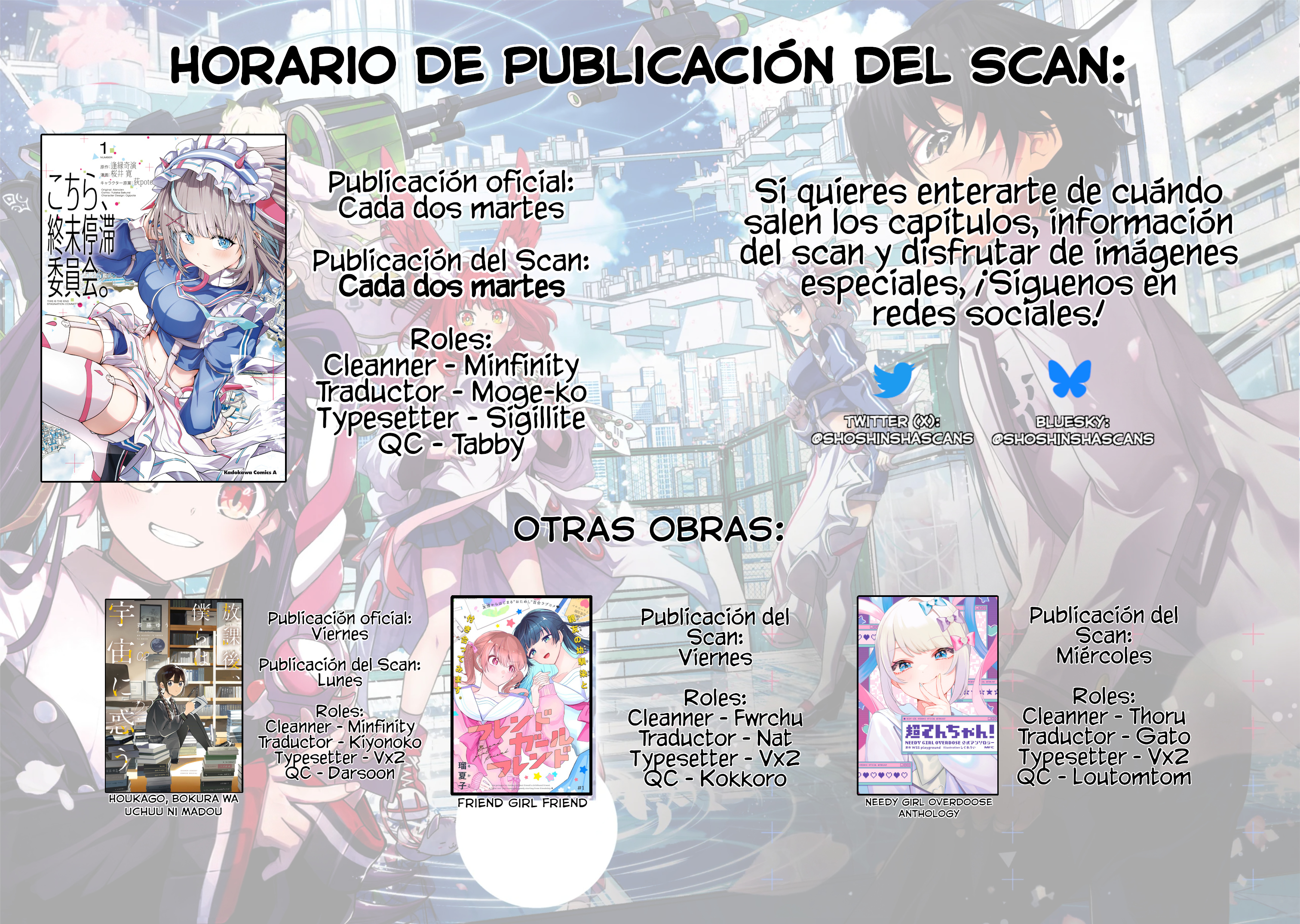 KOCHIRA, SHUUMATSU TEITAI IINKAI Capitulo 8.2 página 19