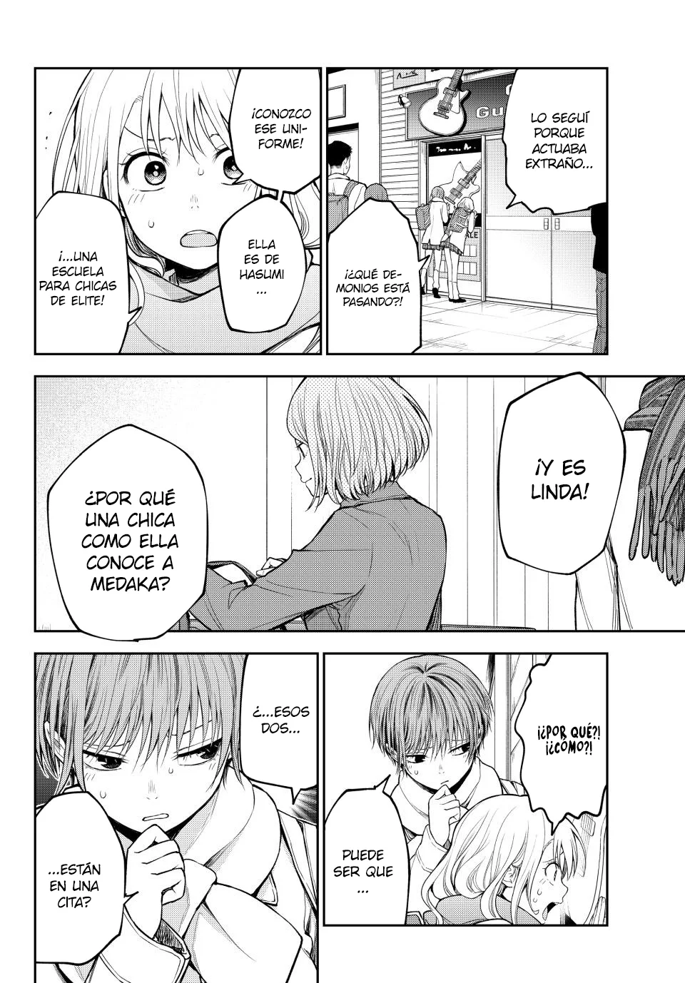 Kuroiwa Medaka Ni Watashi No Kawaii Ga Tsuujinai Capitulo 103: Ese tipo y el enfrentamiento página 3