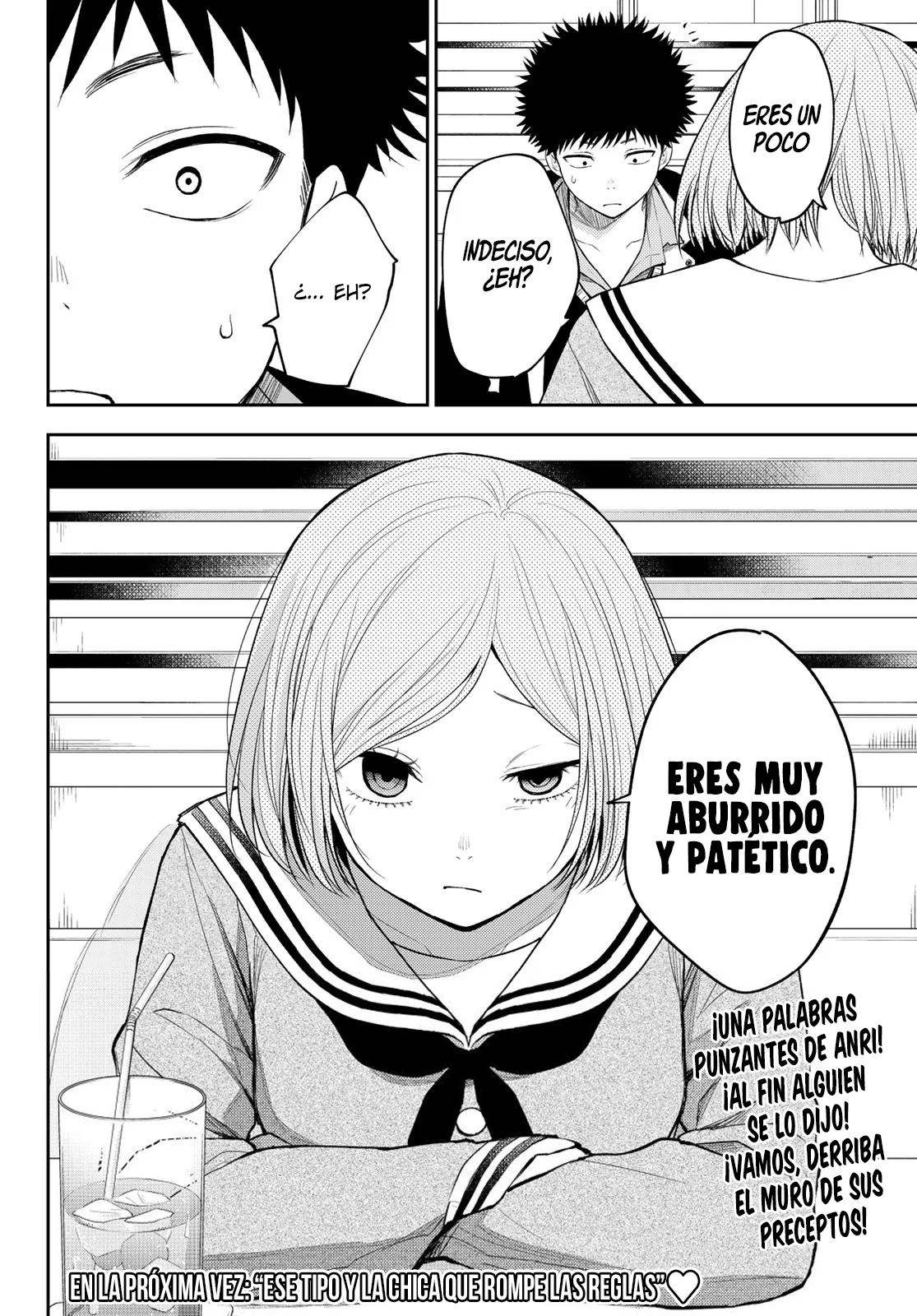 Kuroiwa Medaka Ni Watashi No Kawaii Ga Tsuujinai Capitulo 104: Ese Tipo y los preceptos página 15