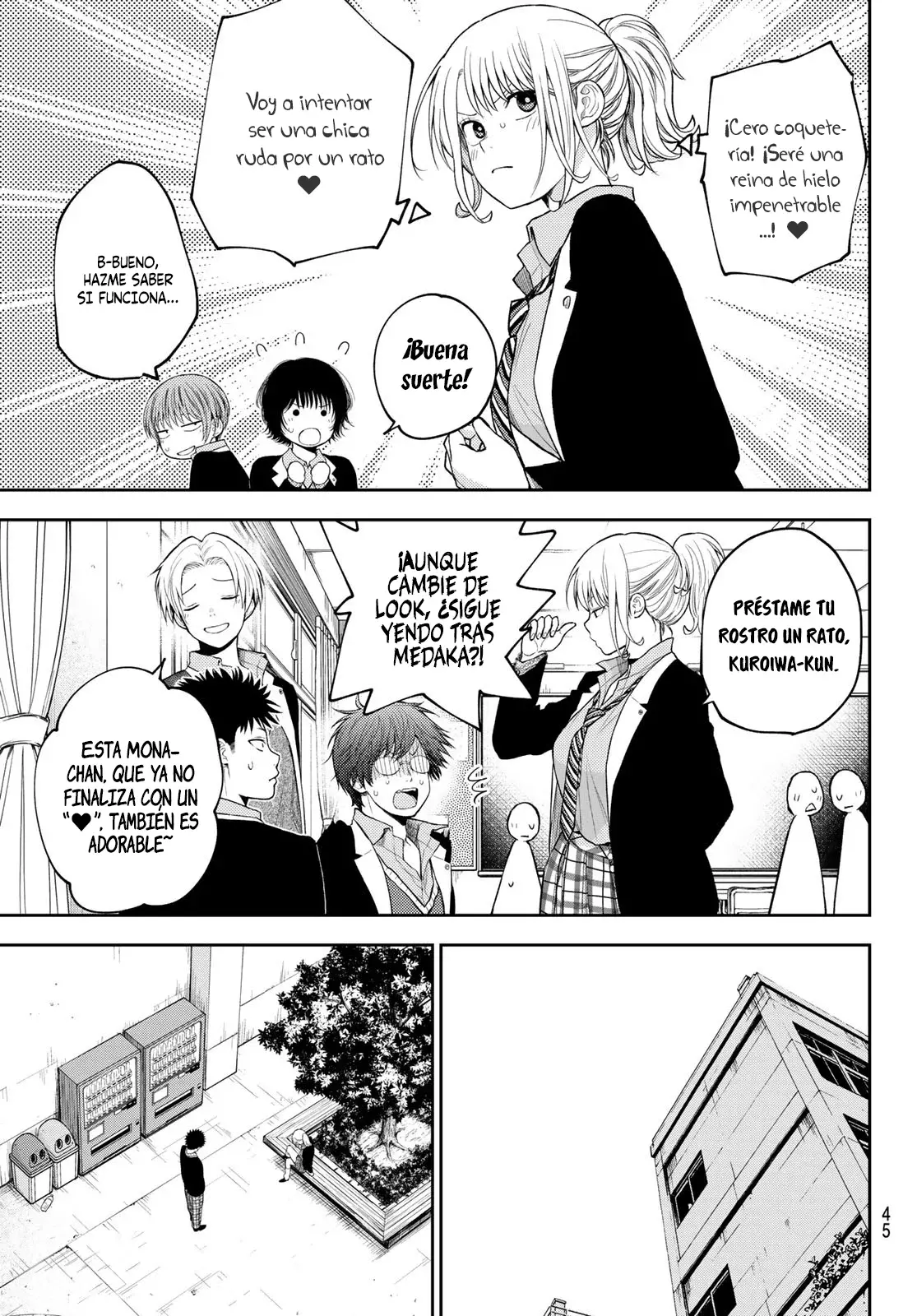 Kuroiwa Medaka Ni Watashi No Kawaii Ga Tsuujinai Capitulo 107: Ese tipo y el cambio de imagen. página 6
