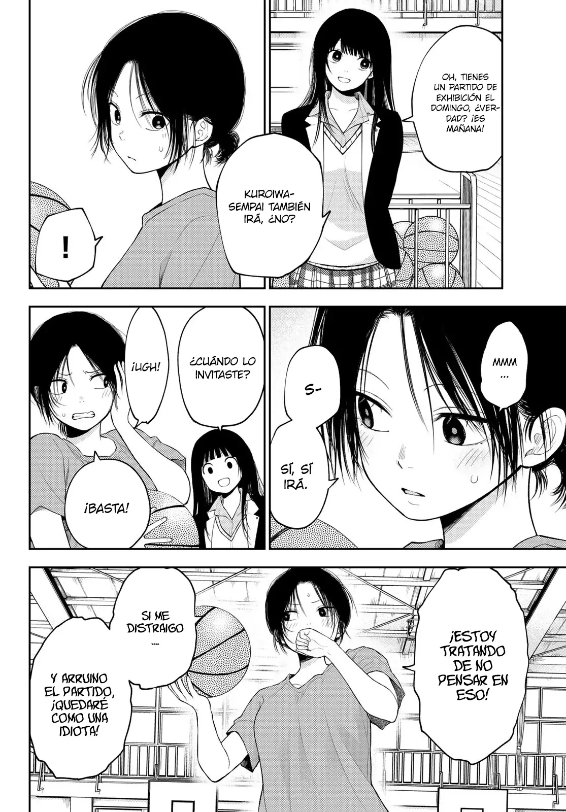 Kuroiwa Medaka Ni Watashi No Kawaii Ga Tsuujinai Capitulo 108: Esa chica y el partido. página 5