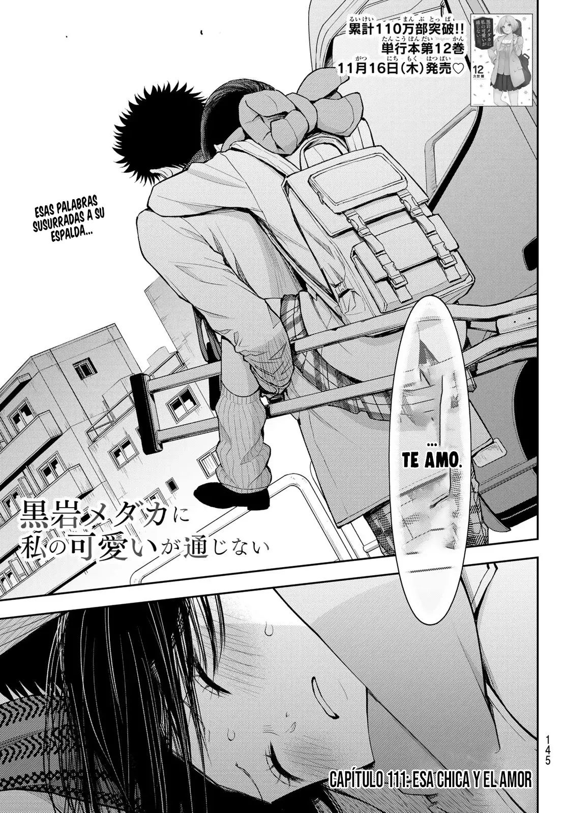 Kuroiwa Medaka Ni Watashi No Kawaii Ga Tsuujinai Capitulo 111: Esa chica y el amor. página 2