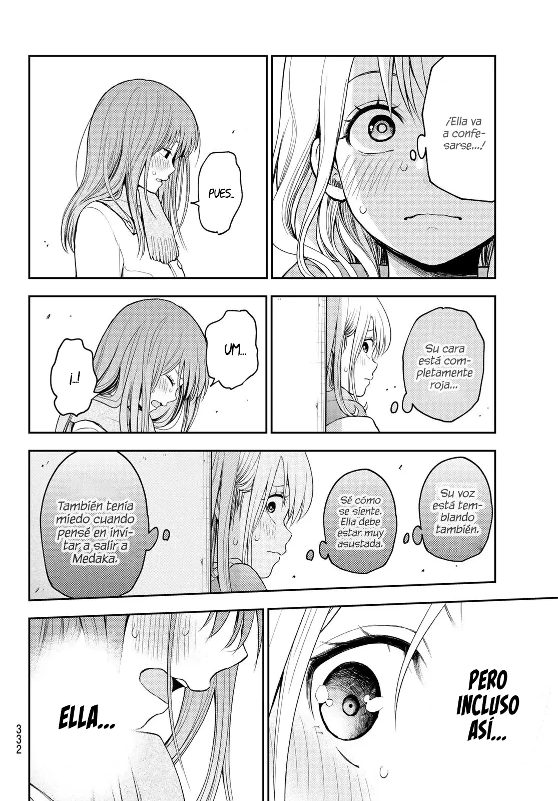 Kuroiwa Medaka Ni Watashi No Kawaii Ga Tsuujinai Capitulo 112: Ese tipo y presenciando una confesión. página 9