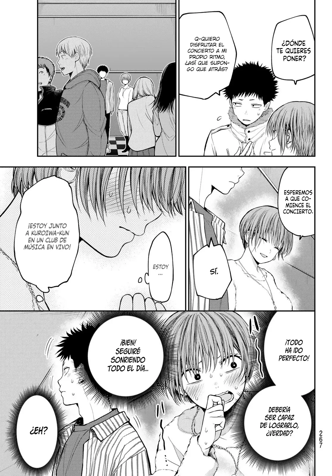 Kuroiwa Medaka Ni Watashi No Kawaii Ga Tsuujinai Capitulo 114: Ese tipo y el concierto. página 10