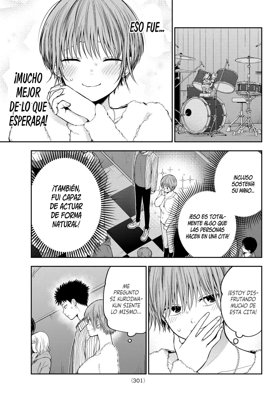 Kuroiwa Medaka Ni Watashi No Kawaii Ga Tsuujinai Capitulo 115: Esa chica y la tomada de manos. página 12