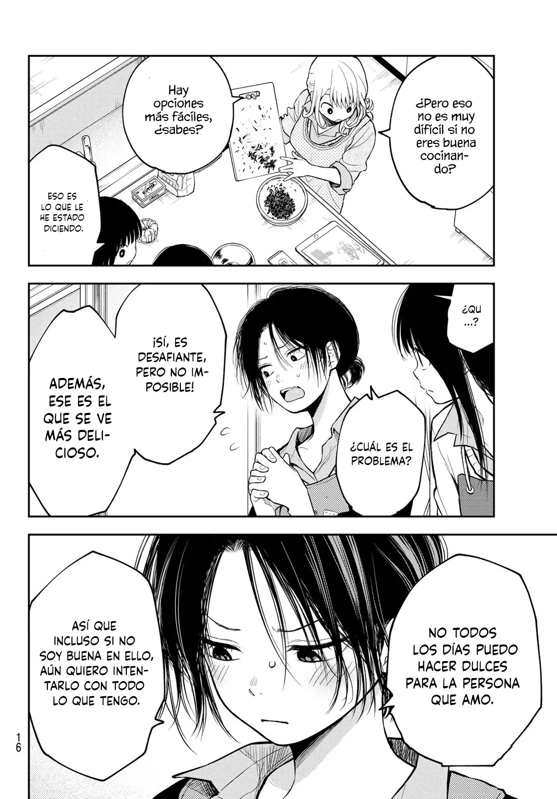 Kuroiwa Medaka Ni Watashi No Kawaii Ga Tsuujinai Capitulo 120: Haciendo chocolate con esa chica. página 4