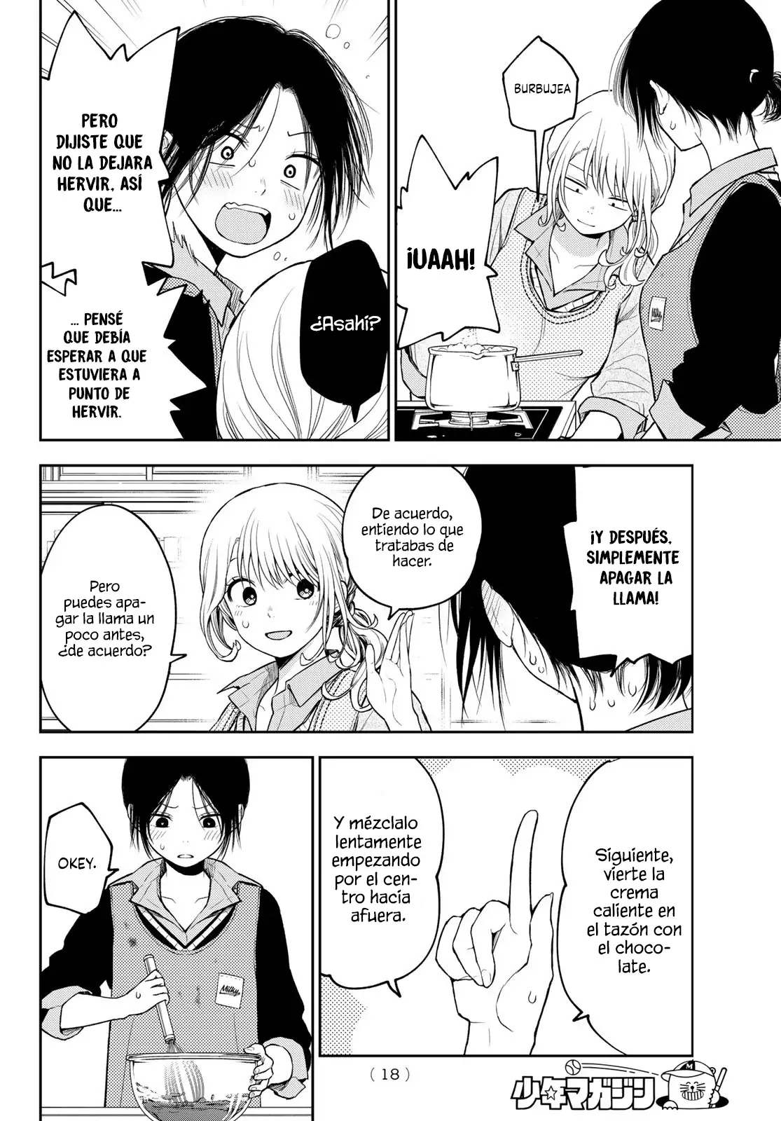 Kuroiwa Medaka Ni Watashi No Kawaii Ga Tsuujinai Capitulo 120: Haciendo chocolate con esa chica. página 6