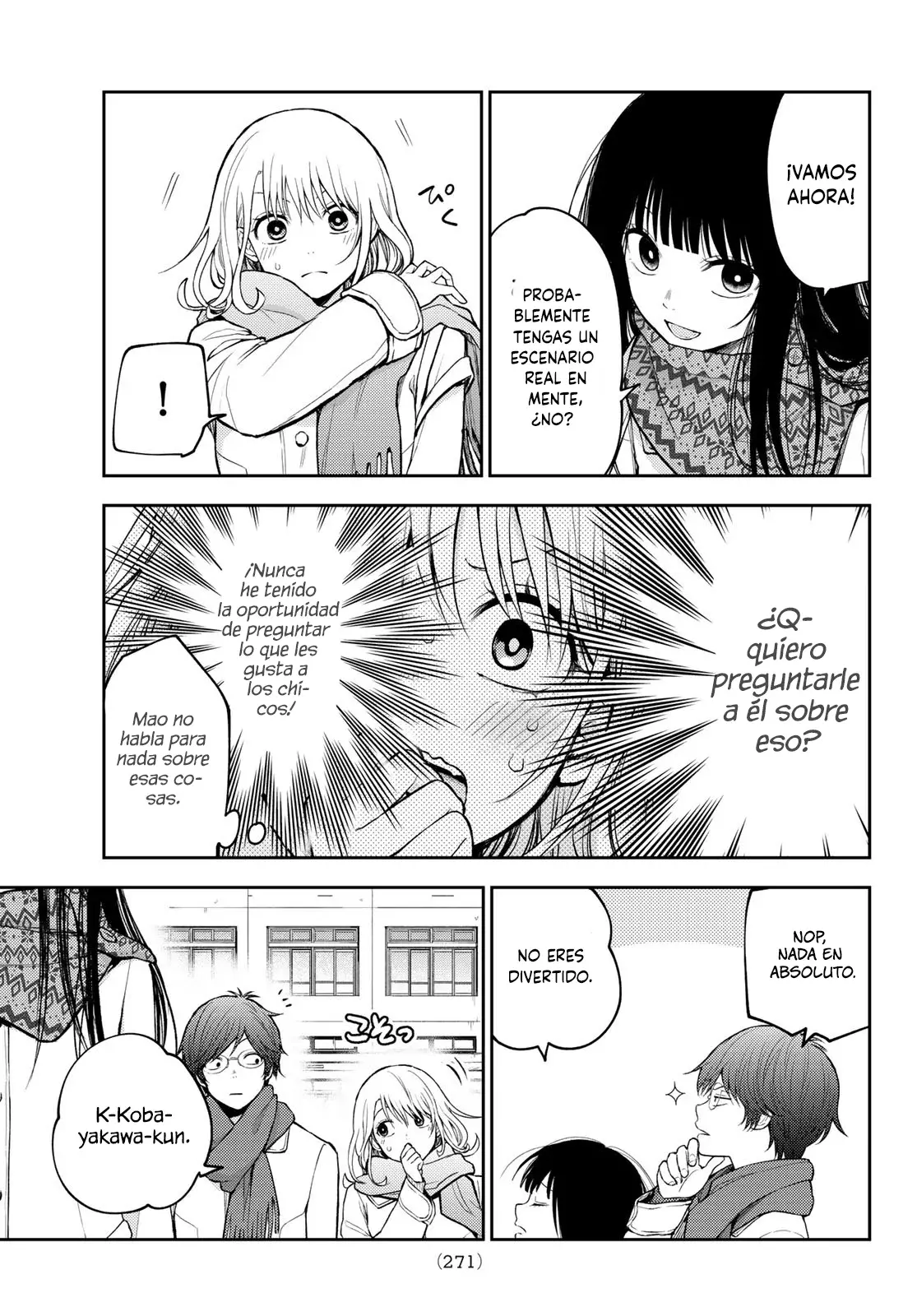 Kuroiwa Medaka Ni Watashi No Kawaii Ga Tsuujinai Capitulo 121: Investigando con esa chica. página 10