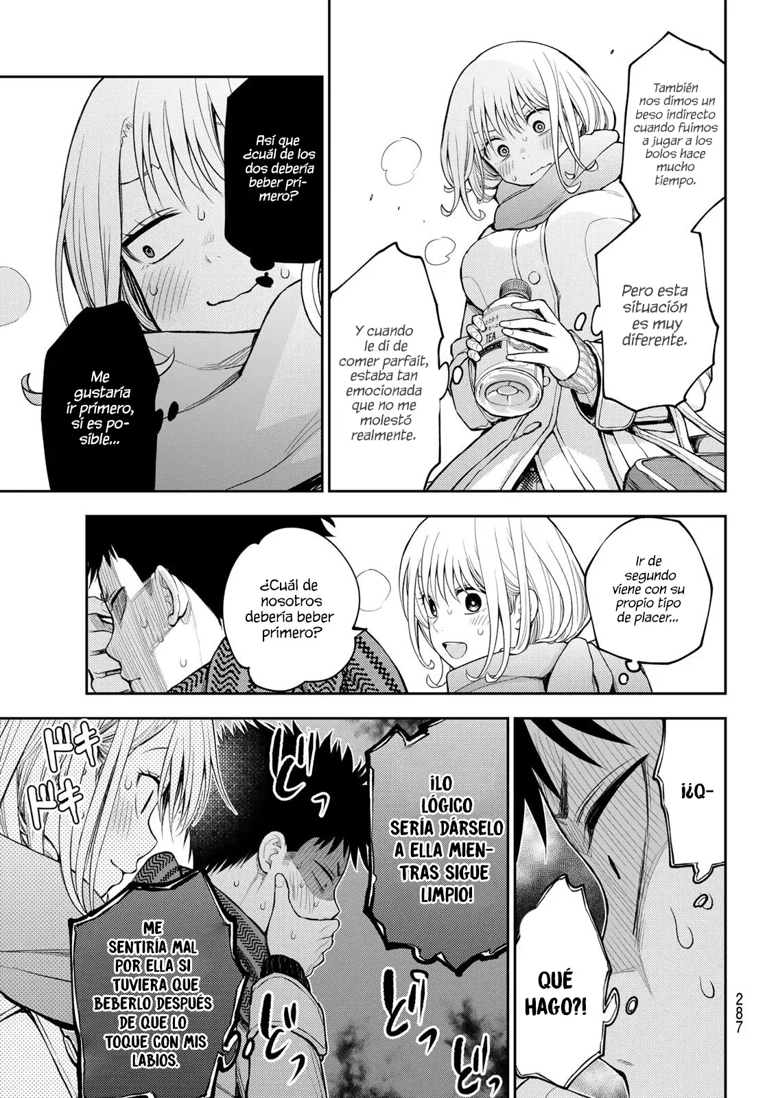 Kuroiwa Medaka Ni Watashi No Kawaii Ga Tsuujinai Capitulo 122: Un beso indirecto con ese tipo. página 8