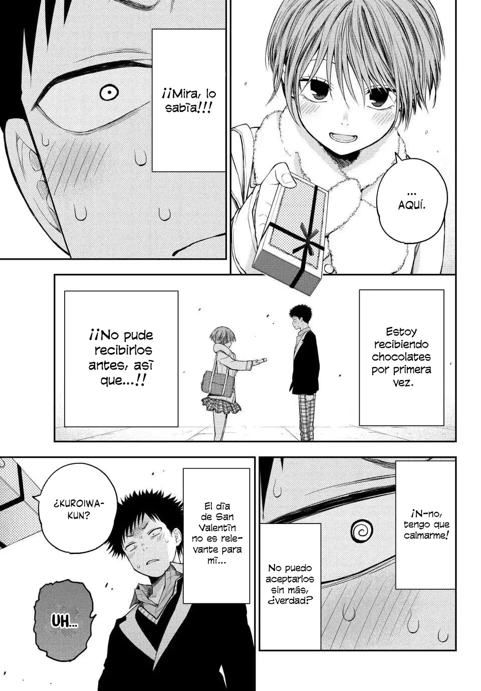 Kuroiwa Medaka Ni Watashi No Kawaii Ga Tsuujinai Capitulo 127: Ese tipo y sus primeros chocolates. página 10