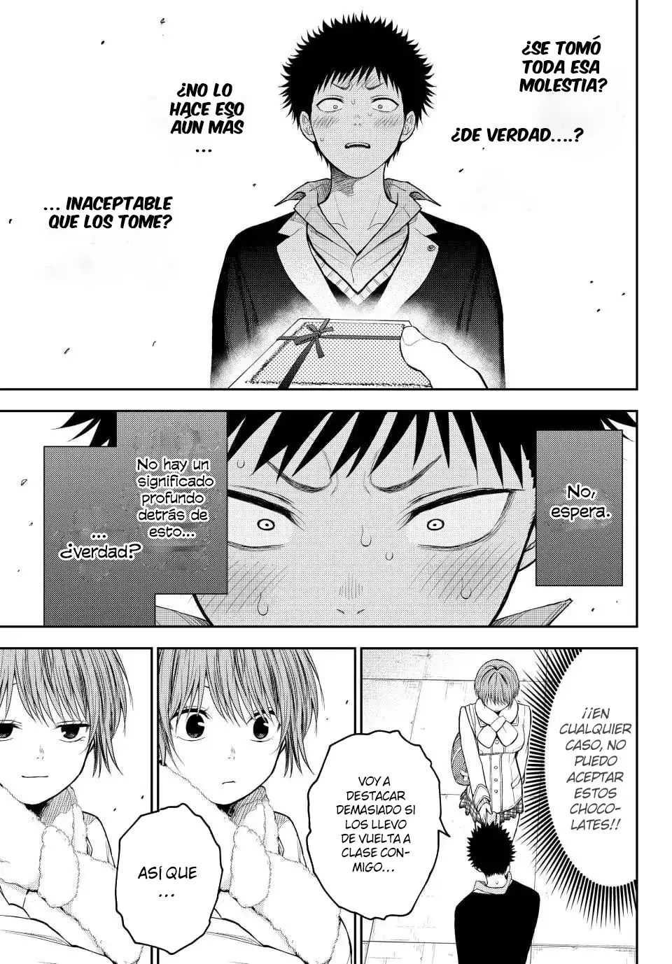 Kuroiwa Medaka Ni Watashi No Kawaii Ga Tsuujinai Capitulo 127: Ese tipo y sus primeros chocolates. página 12